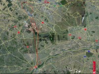 Traseul 2 C - Clinceni - Calugareni - Giurgiu - Dunare - Calugareni - Bolintin - A1 - Clinceni