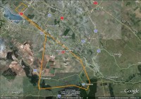 Traseul 4 De 30 Min - Clinceni-1 Dec - Calugareni - Delta Neajlovului-Comana-Valea Argesului-Clinceni